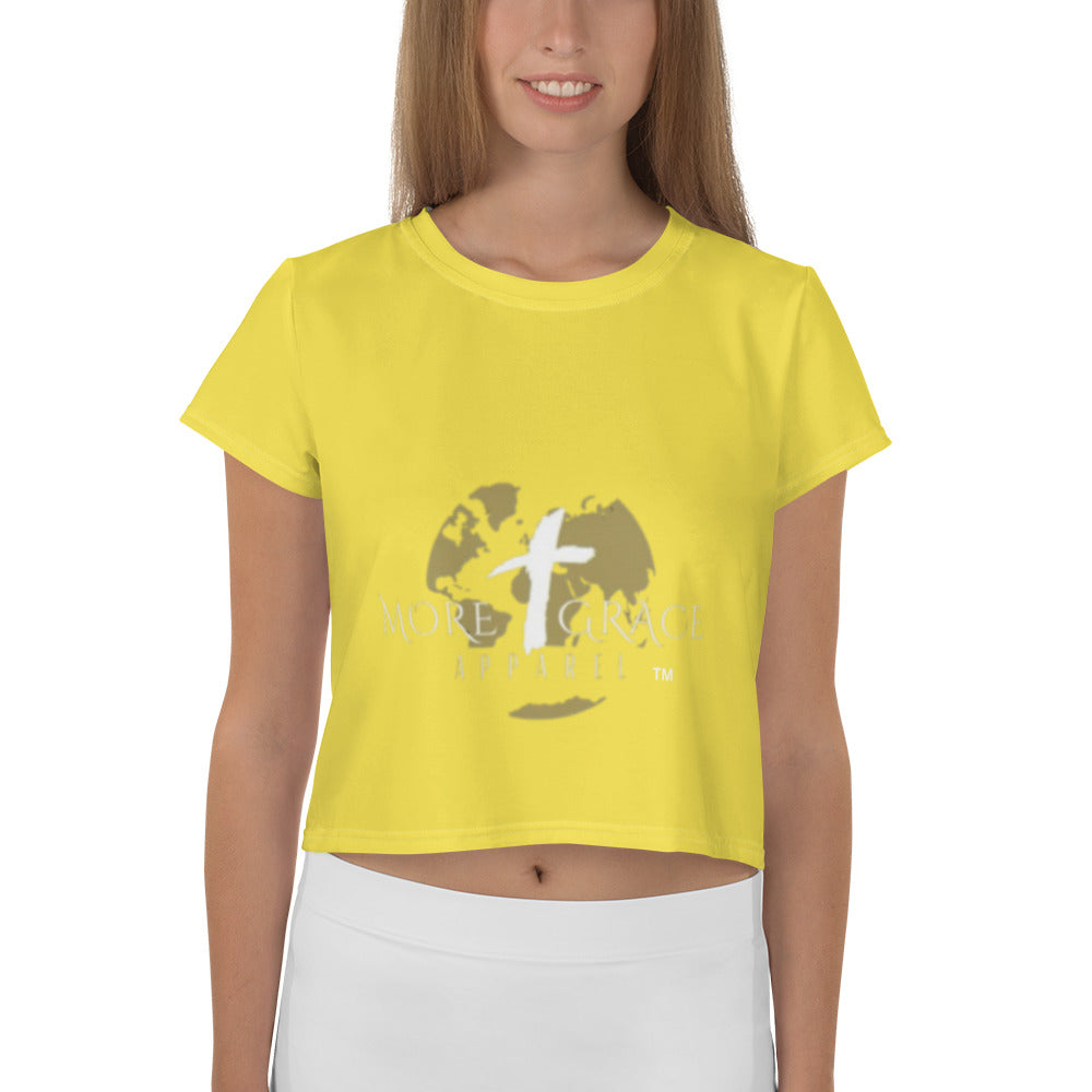 All-Over Print Crop Tee
