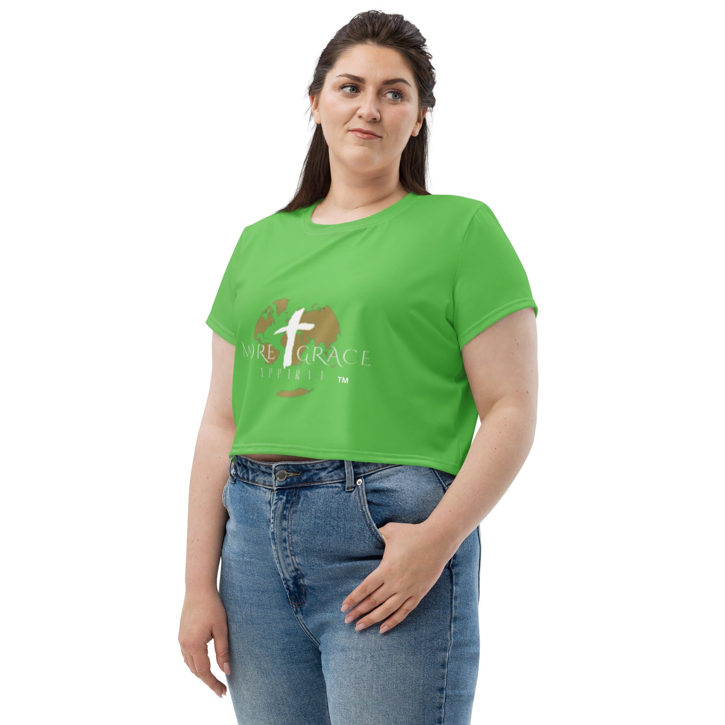 All-Over Print Crop Tee