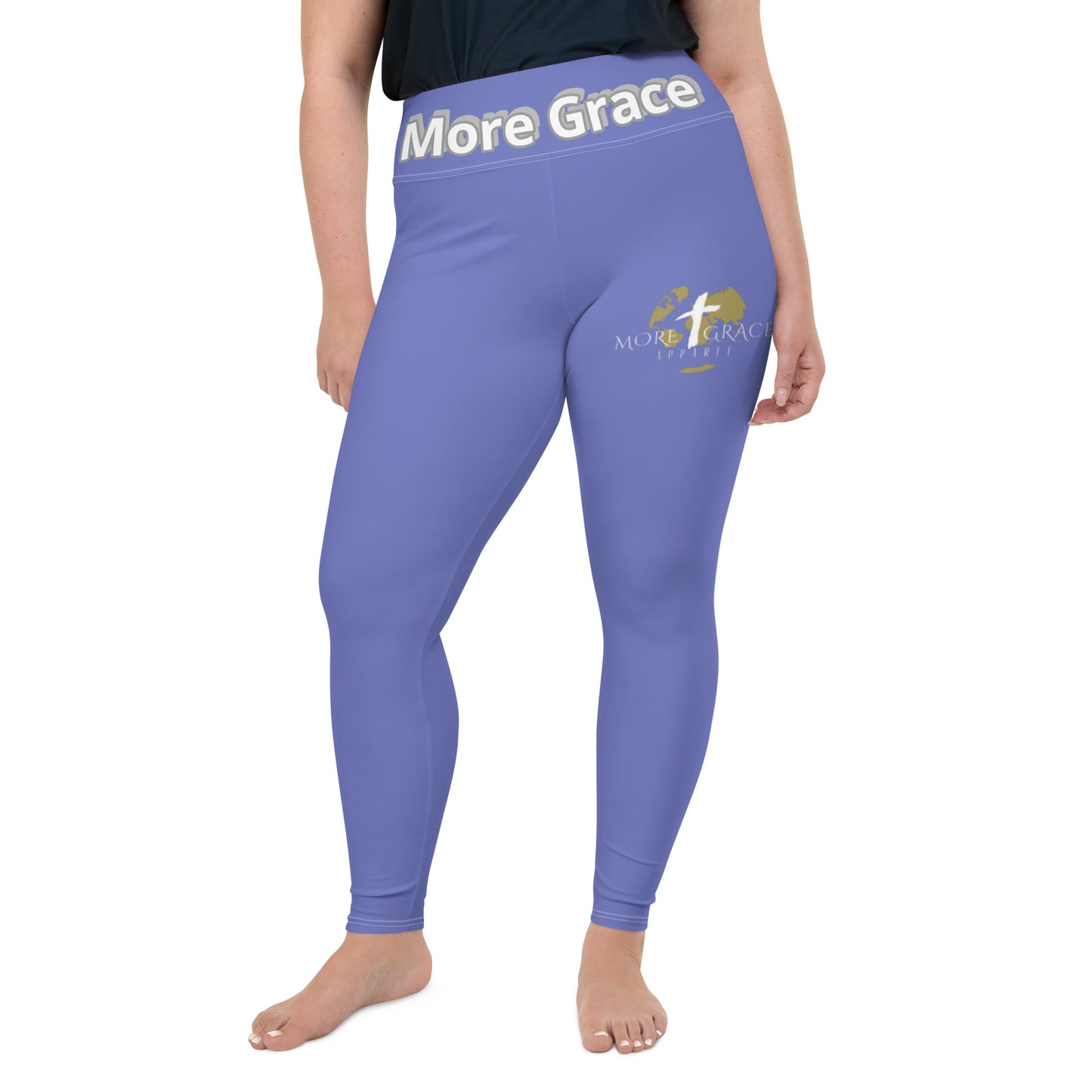 All-Over Print Plus Size Leggings