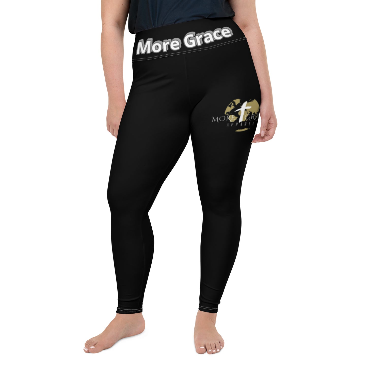 All-Over Print Plus Size Leggings
