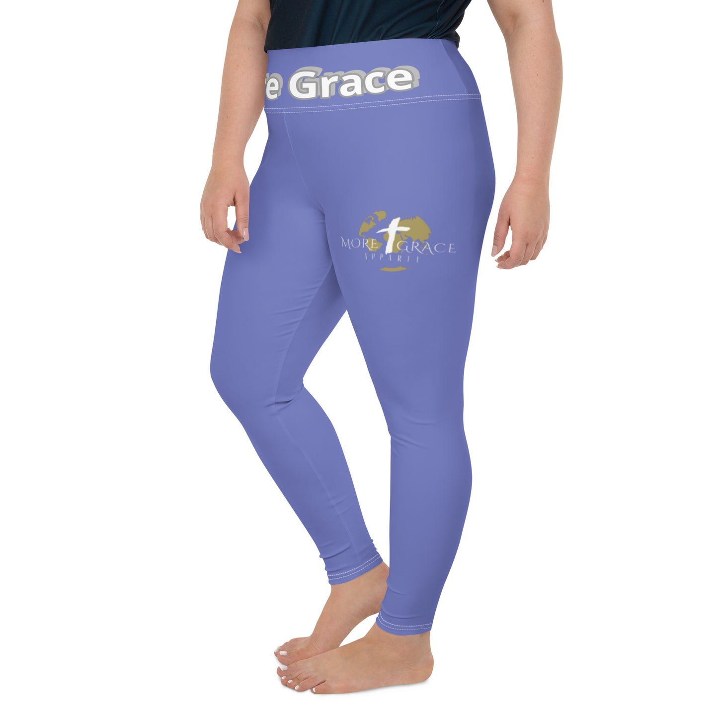 All-Over Print Plus Size Leggings