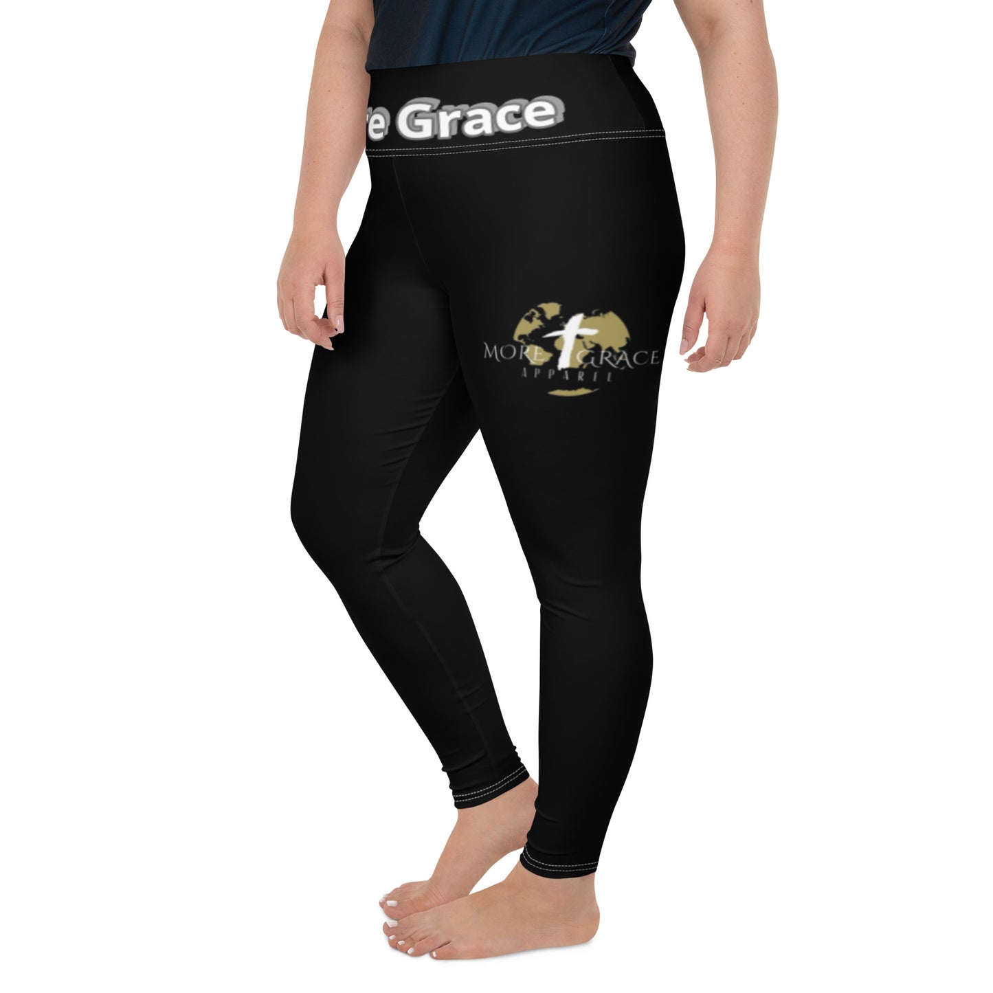 All-Over Print Plus Size Leggings