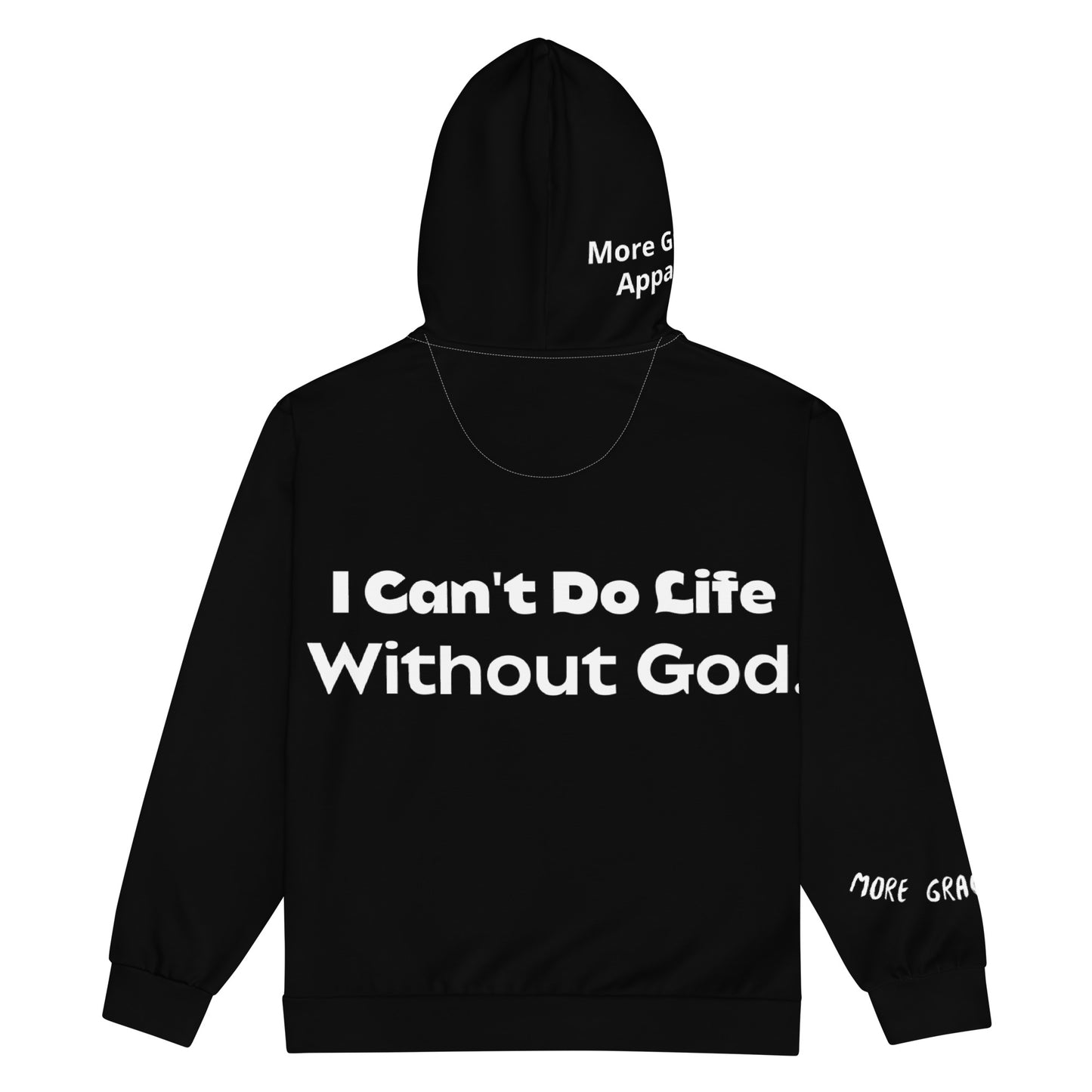 I Can't Do Life Unisex ZIP hoodie (True to size)