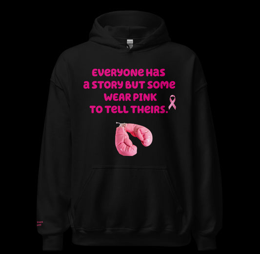 Breast cancer unisex hoodie